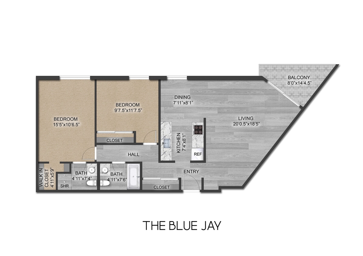 Floor Plan - The Blue Jay