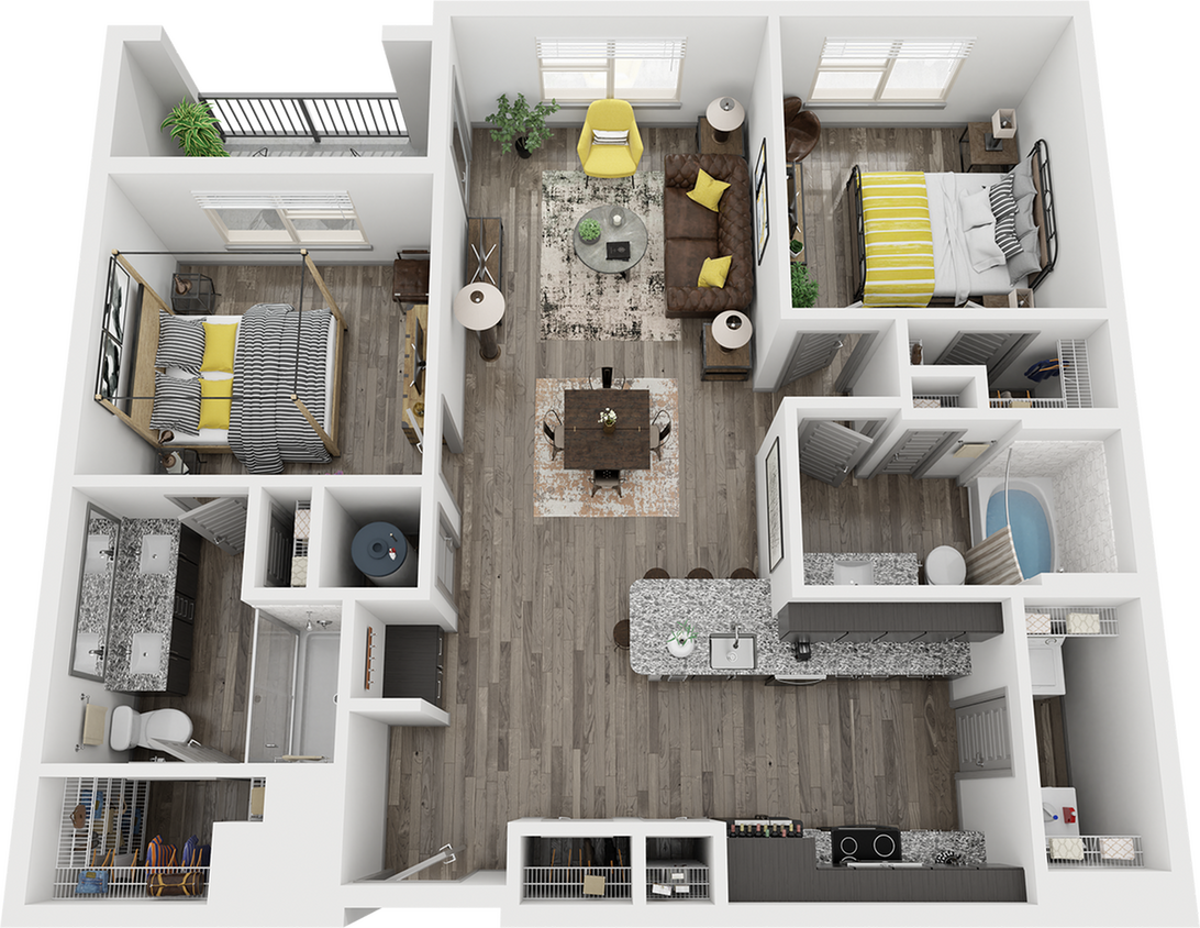 Cue Galatyn Station - B2A Floor Plan - B2A