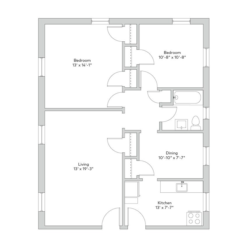 Floor Plan - RTG-2b1b