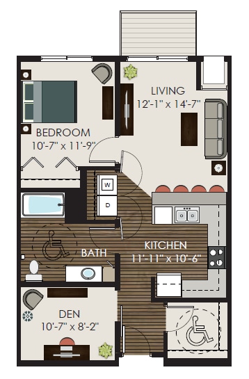 Floor Plan - The Kincaid ADA