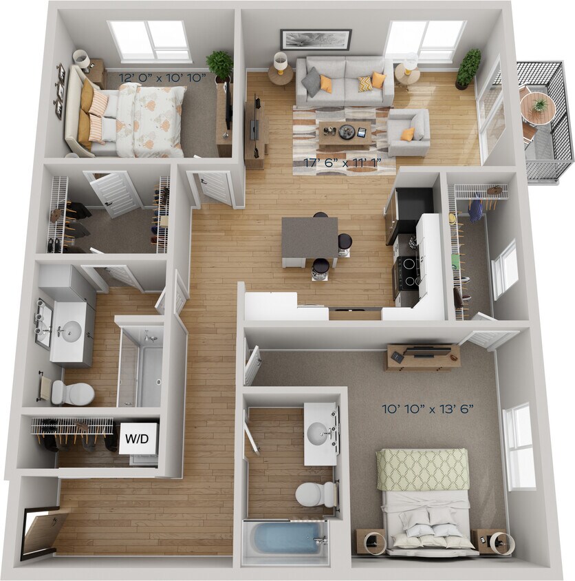 Floor Plan - Opal (2A)