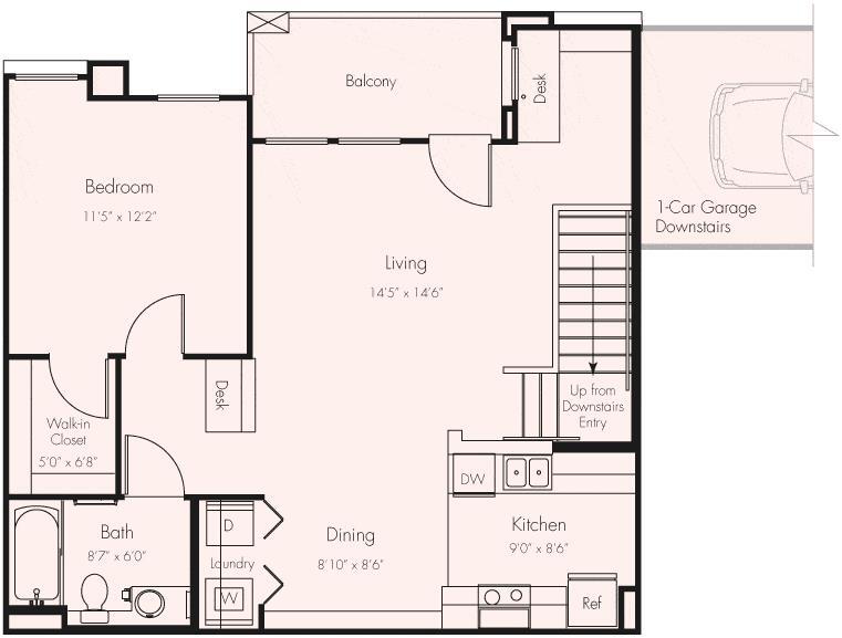 Floor Plan - 1BU 1