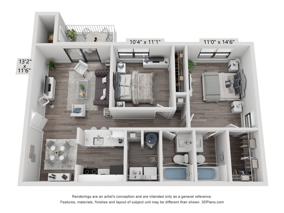 Floor Plan - Caterina Renovated