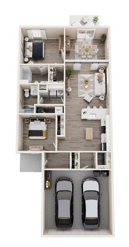 Two Bedroom -   2 bedroom 2 bathroom