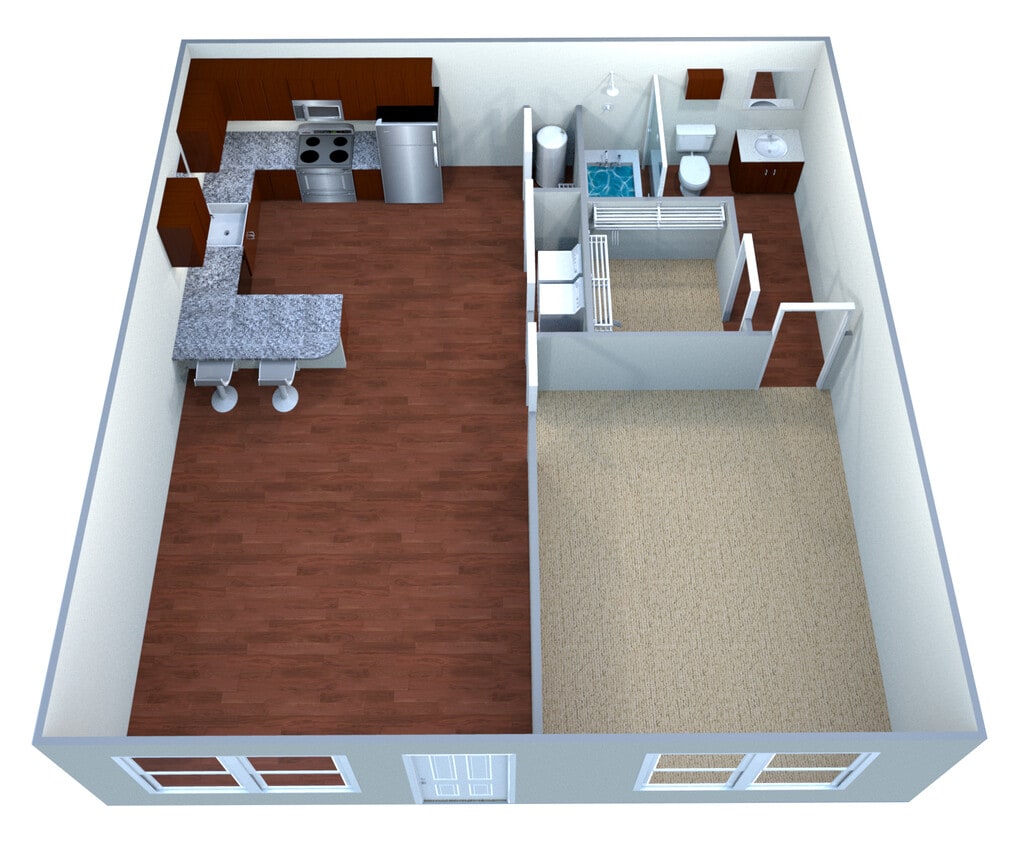 Floor Plan - Custom Deluxe III Executive Suite - Fully Fur