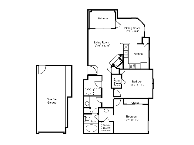 Floor Plan - The Zurich