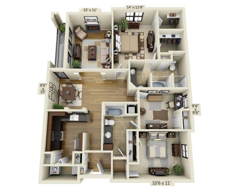 Floor Plan - Turtle Creek