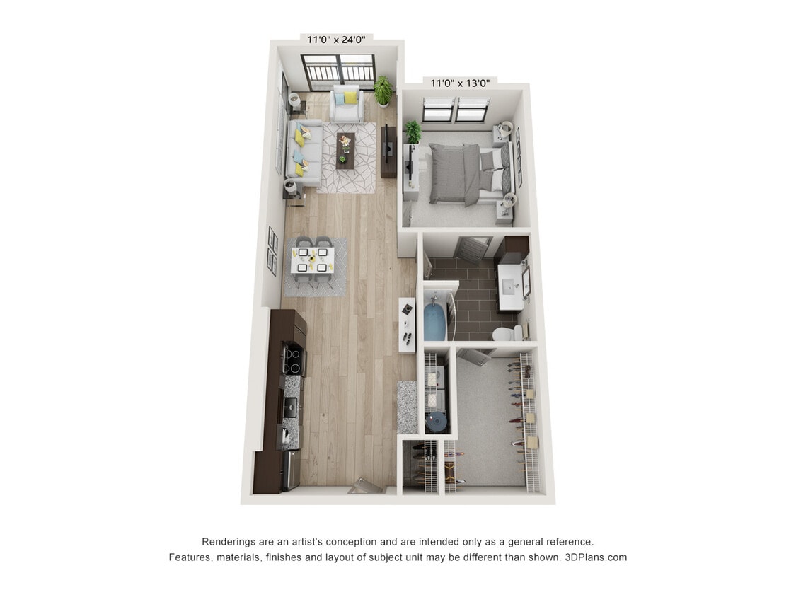 Floor Plan - The Monroe - A2