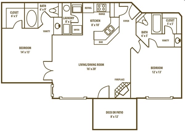 2BR/2BA - B1