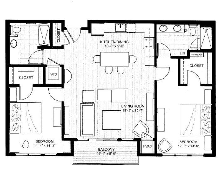 Floor Plan - Ellipse - Entice