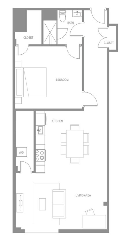 Floor Plan - Montesino One Bedroom B Palazzo
