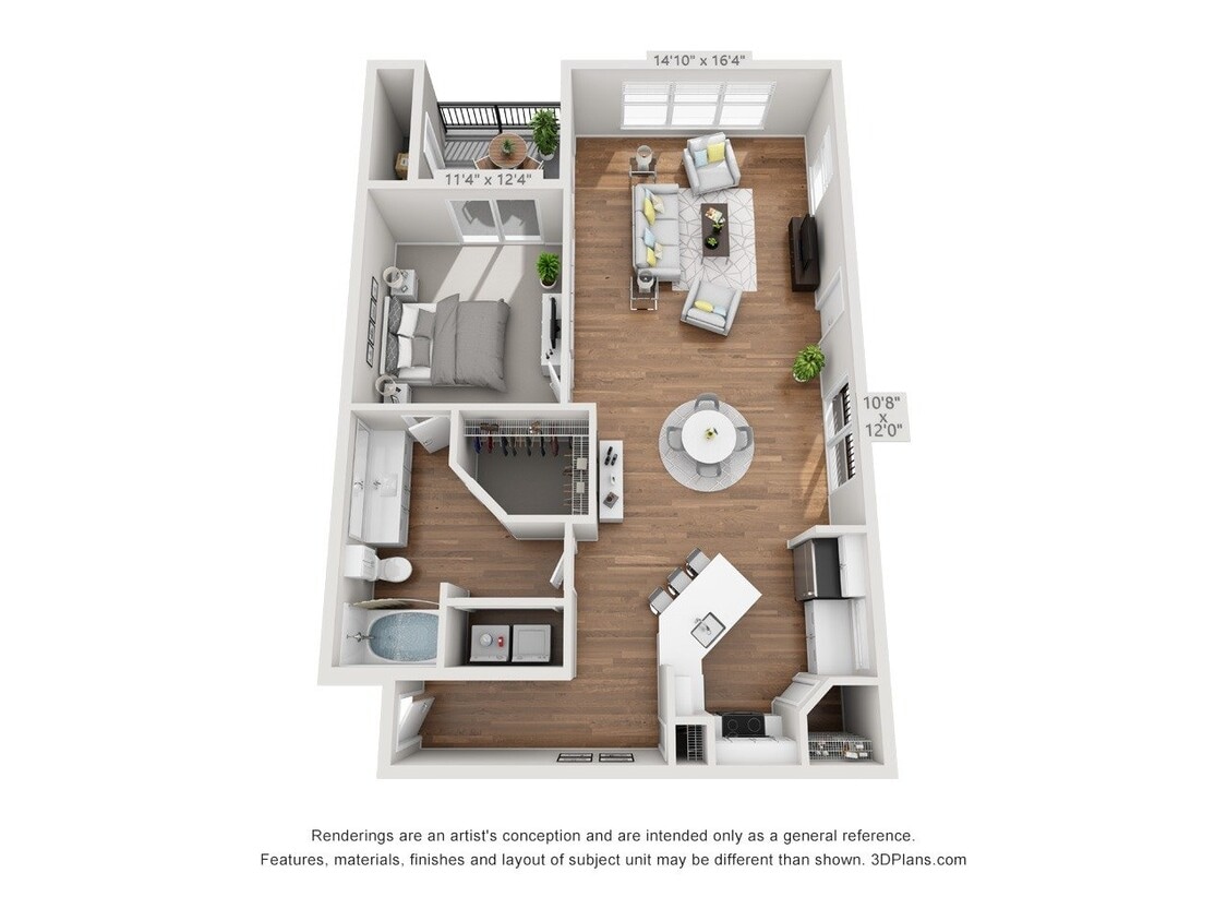 Floor Plan - Andover Park 1A5