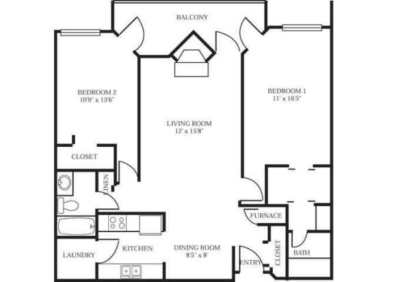 Floor Plan - Fridley Renovated