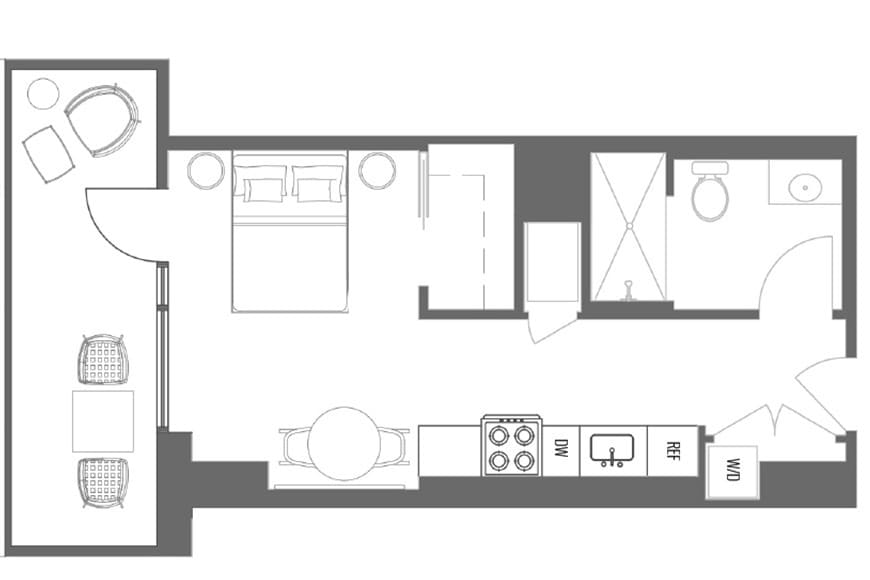 Floor Plan - S3 Studio Apartment