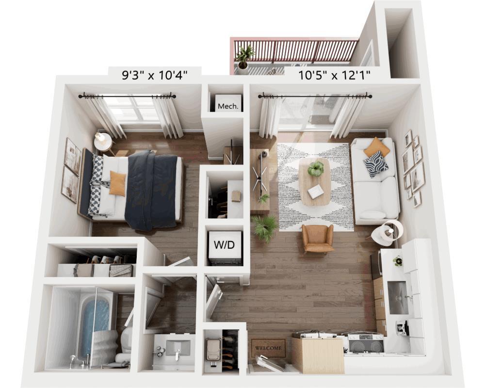 Floor Plan - Cashmere (A1A)