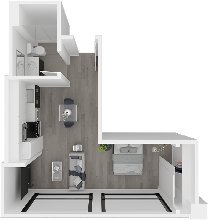 Floor Plan - Junior 1x1