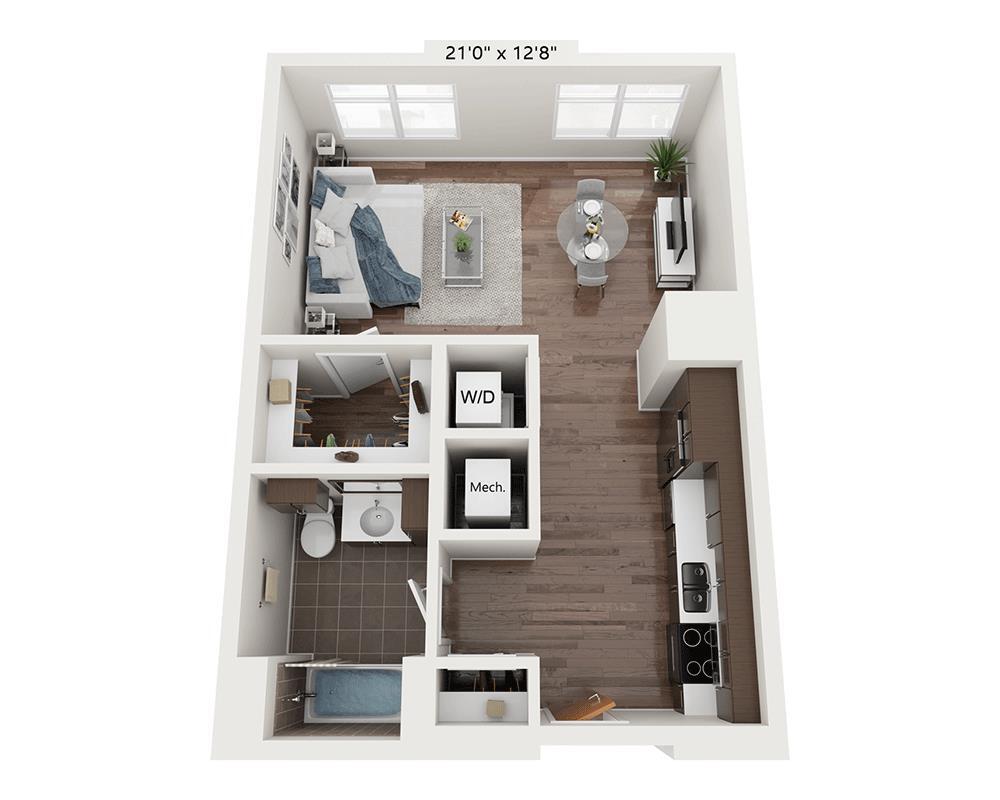 Floor Plan - Studio E1