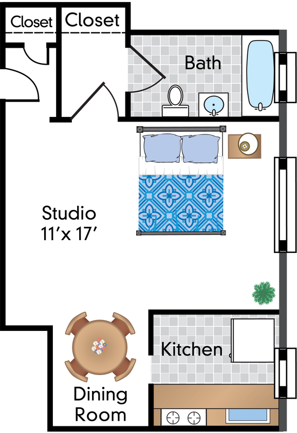 Floor Plan - Studio 05 Tier