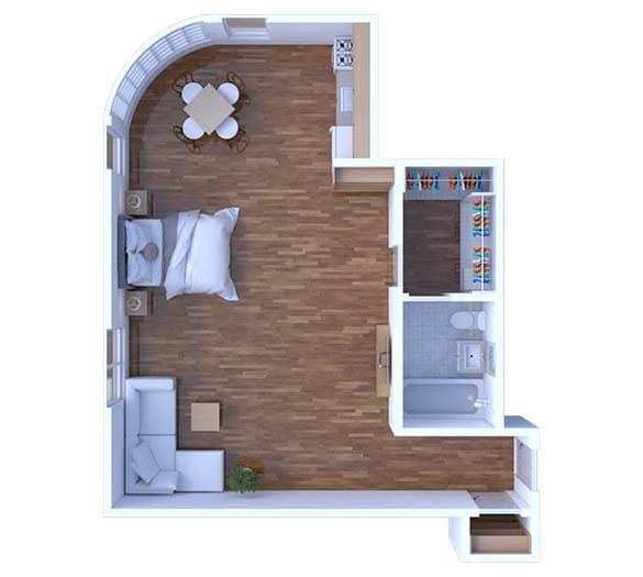 Floor Plan - Studio Floor Plan S13