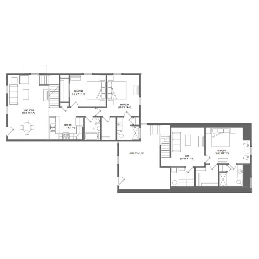 Floor Plan - D2TH, President