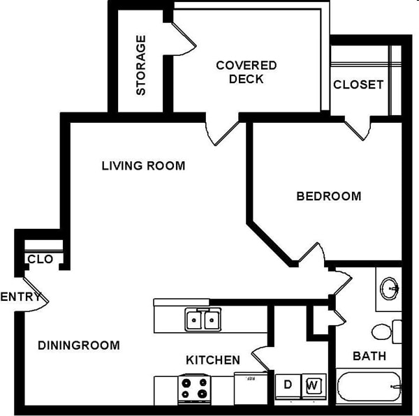 The Fayette - One Bedroom, One Bathroom