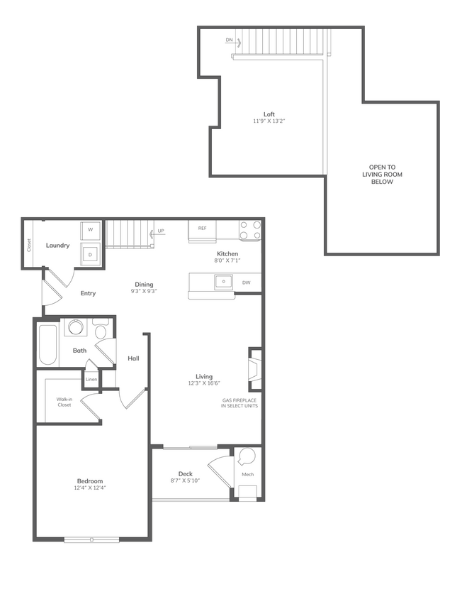 Floor Plan - Lofts-A1BL