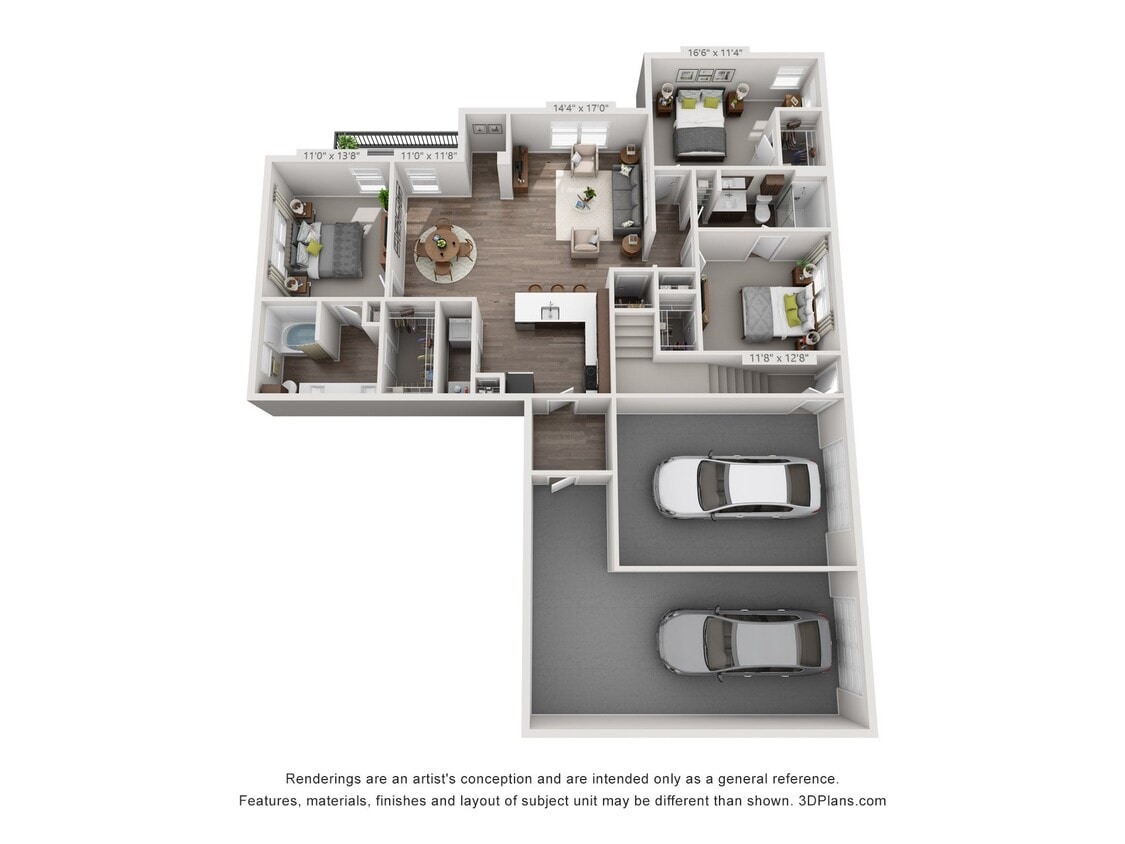 Floor Plan - Andover Park 1C1