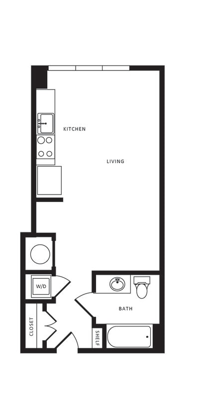 Floor Plan - Studio-S03 Modern