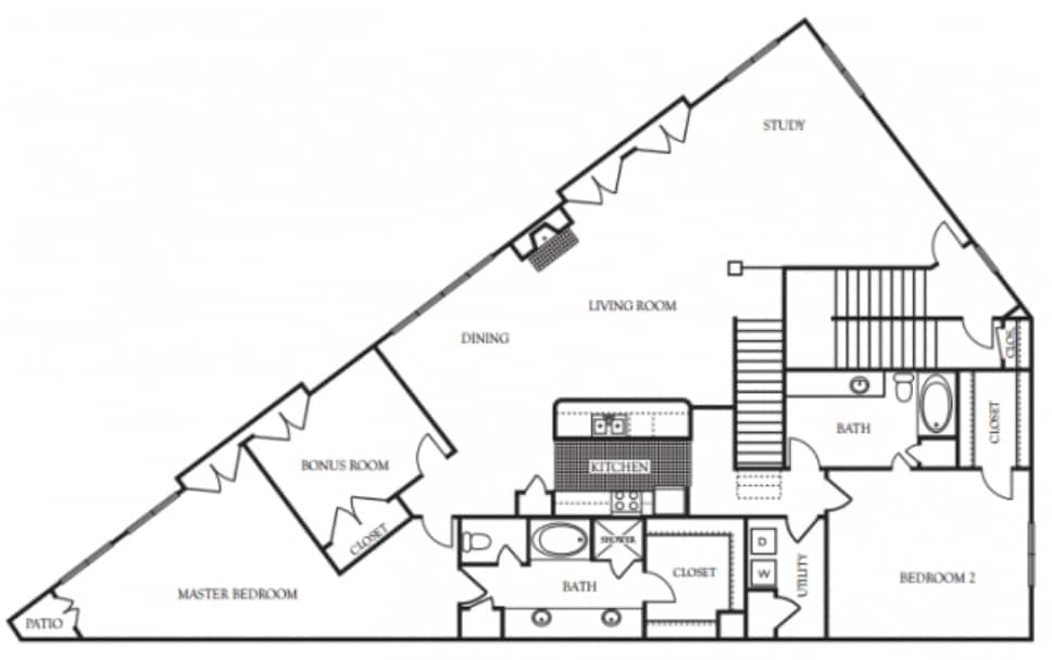 Floor Plan - Flat 4-2G