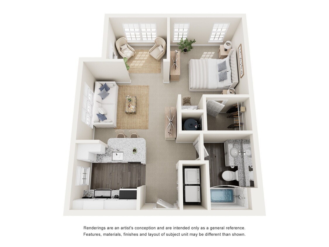 Floor Plan - A2 - AshLawn