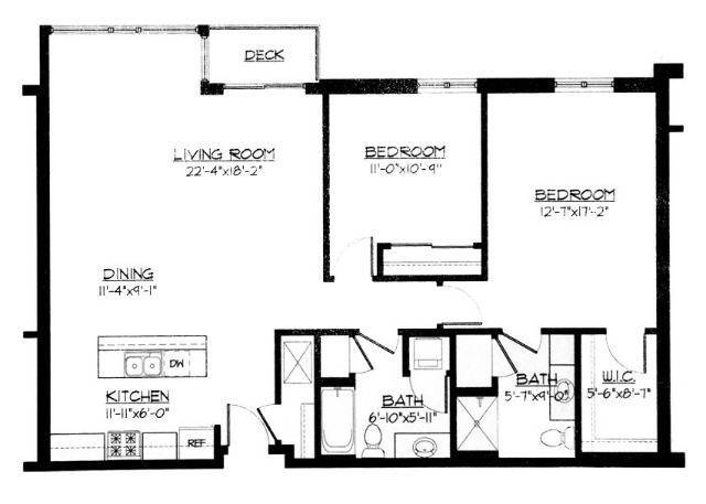 2 Bed / 2 Bath - 1,302 SF - 2 Bed / 2 Bath - 1,302 SF