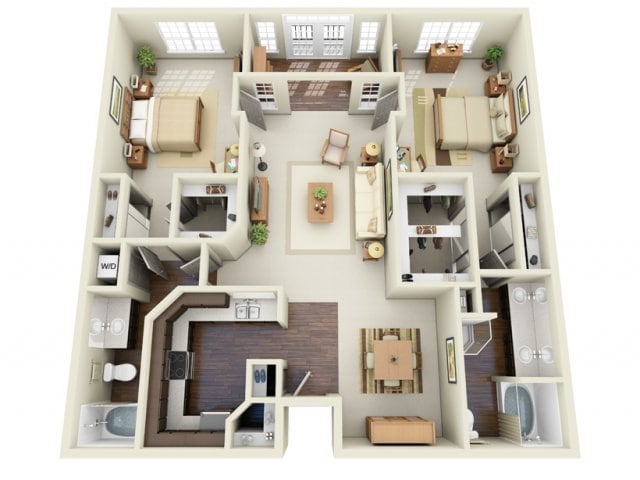 2BR/2BA - H80