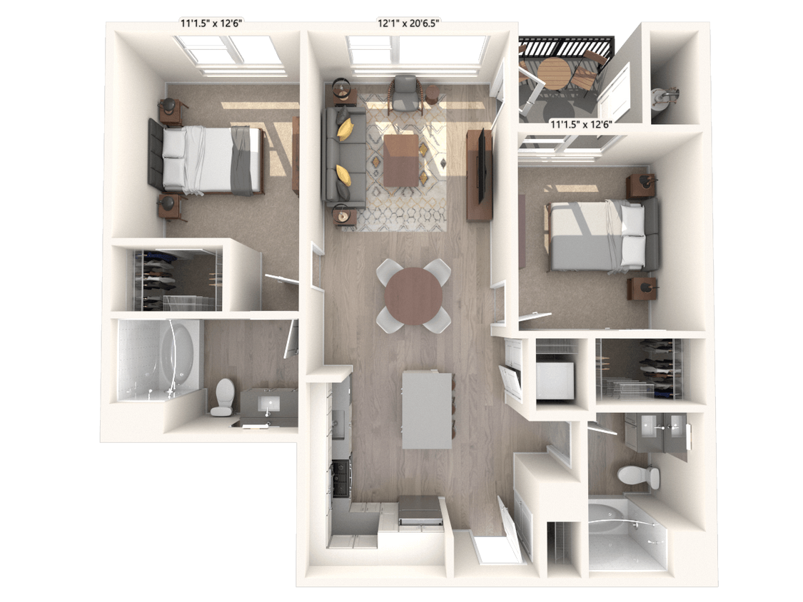 Floor Plan - B1-1043-1