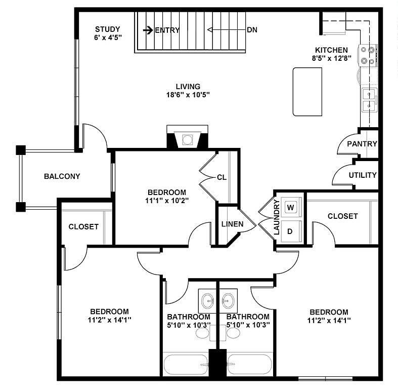 C3 Floorplan w Dimensions - C3