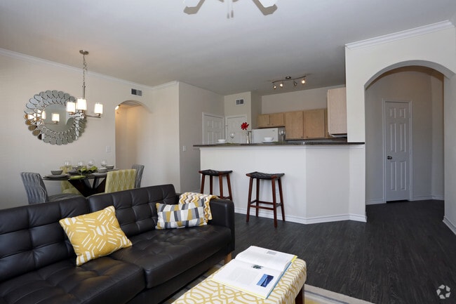 1015SF_Two Bedroom_Living Area - WILDFLOWER VILLAS