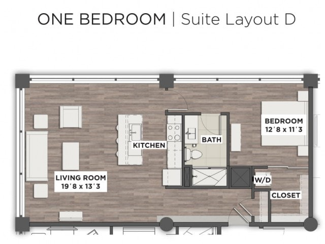 Suite Layout D - D Loft