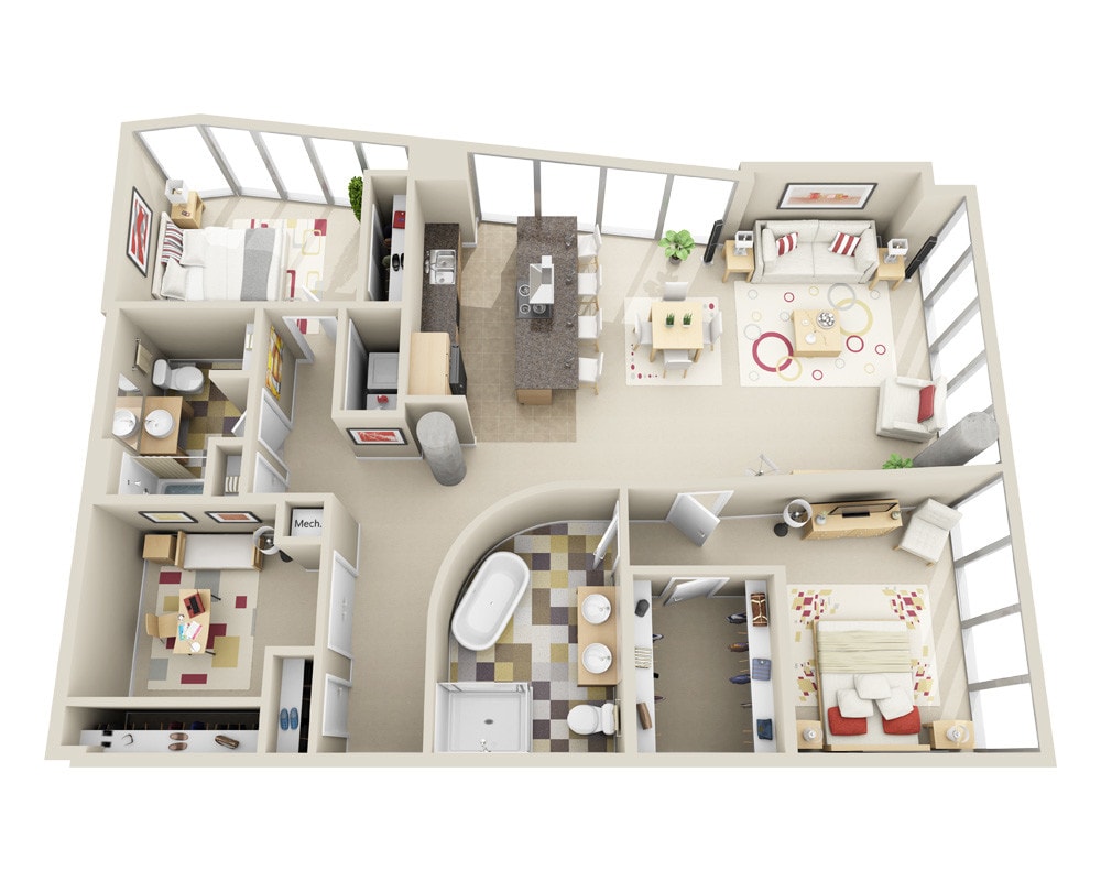 Floor Plan - Highrise B2ND