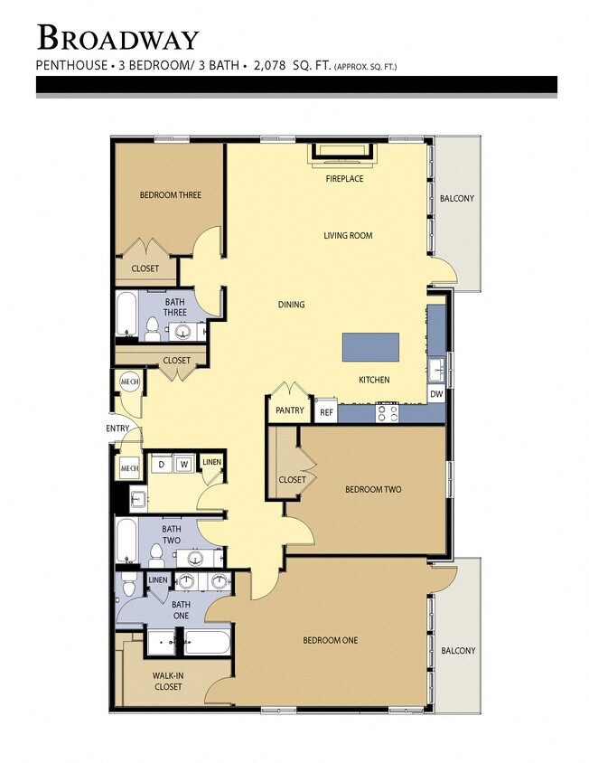 Floor Plan - Broadway