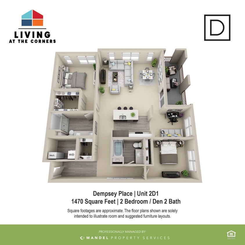 Dempsey Place Unit Style 2D1 - 2D1