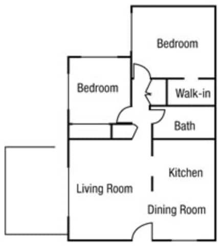2BR/1BA - Banister