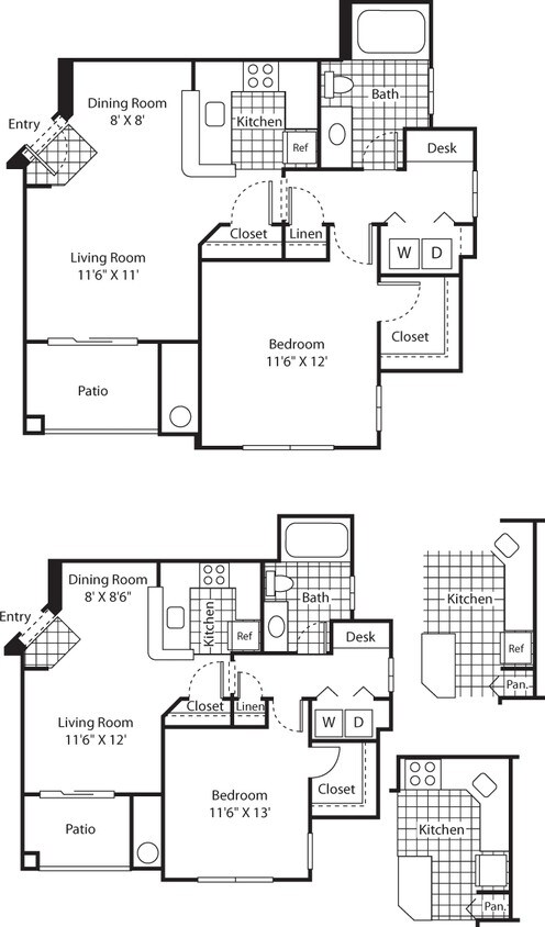 Floor Plan - One Bed A-2 - Phase I