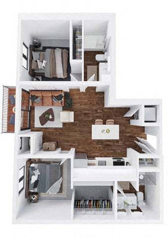 Floor Plan - Honey (BLDG I)