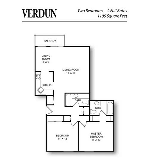 Chateau Floor Plan - Verdun 1105 sq. ft..jpg - 2 Bd/2 Ba Small VRDN