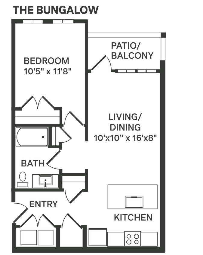 Floor Plan - The Bungalow