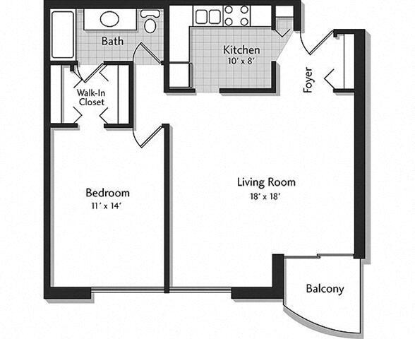 Floor Plan - 1M w/ Balcony Renovation 2