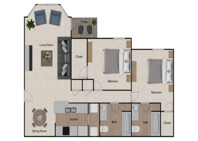 Floor Plan - Hoover Renovated