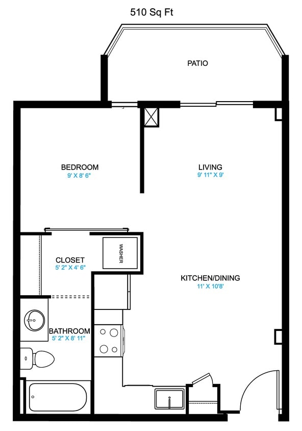 Floor Plan - Studio