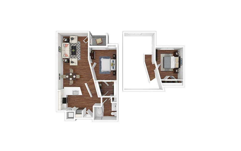 Floor Plan - Magenta - Renovated