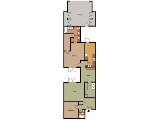 B10 type 2D - B10 2 Bed 2 Bath