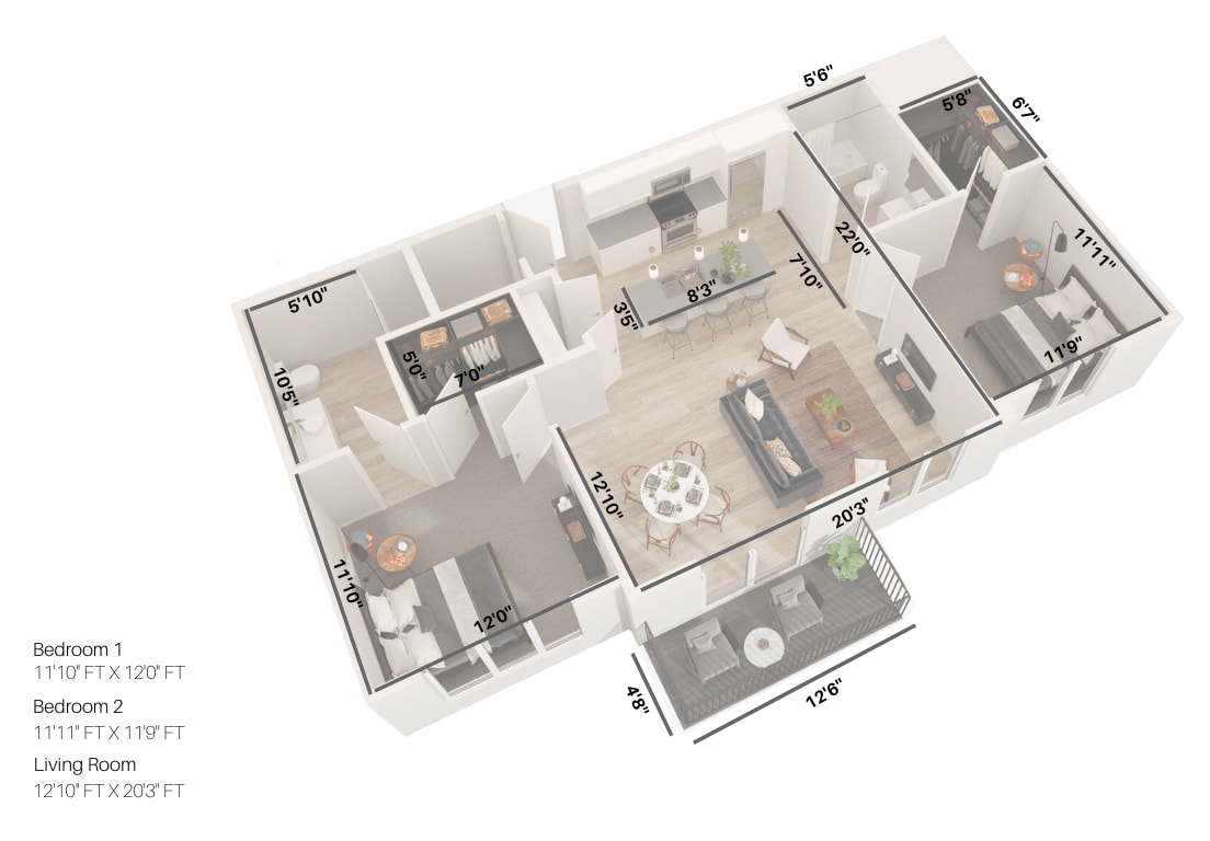 Floor Plan - 2A